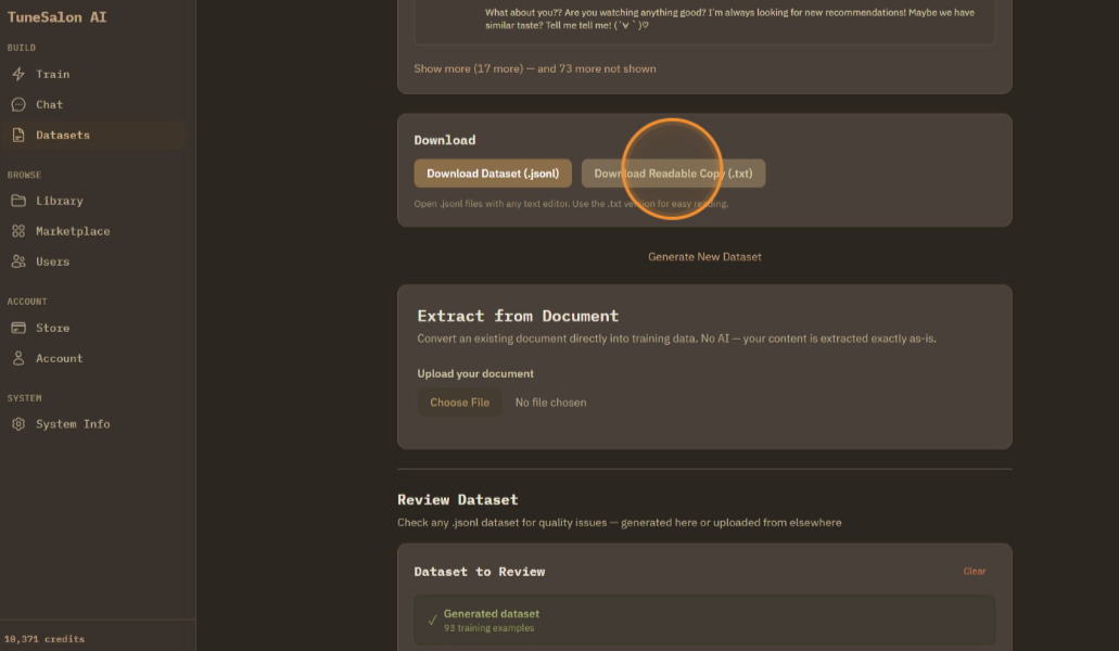 You also can download txt to manually check.
