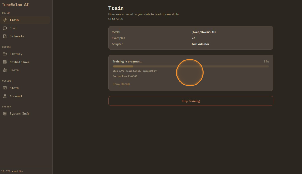 Training is happening. ~_~